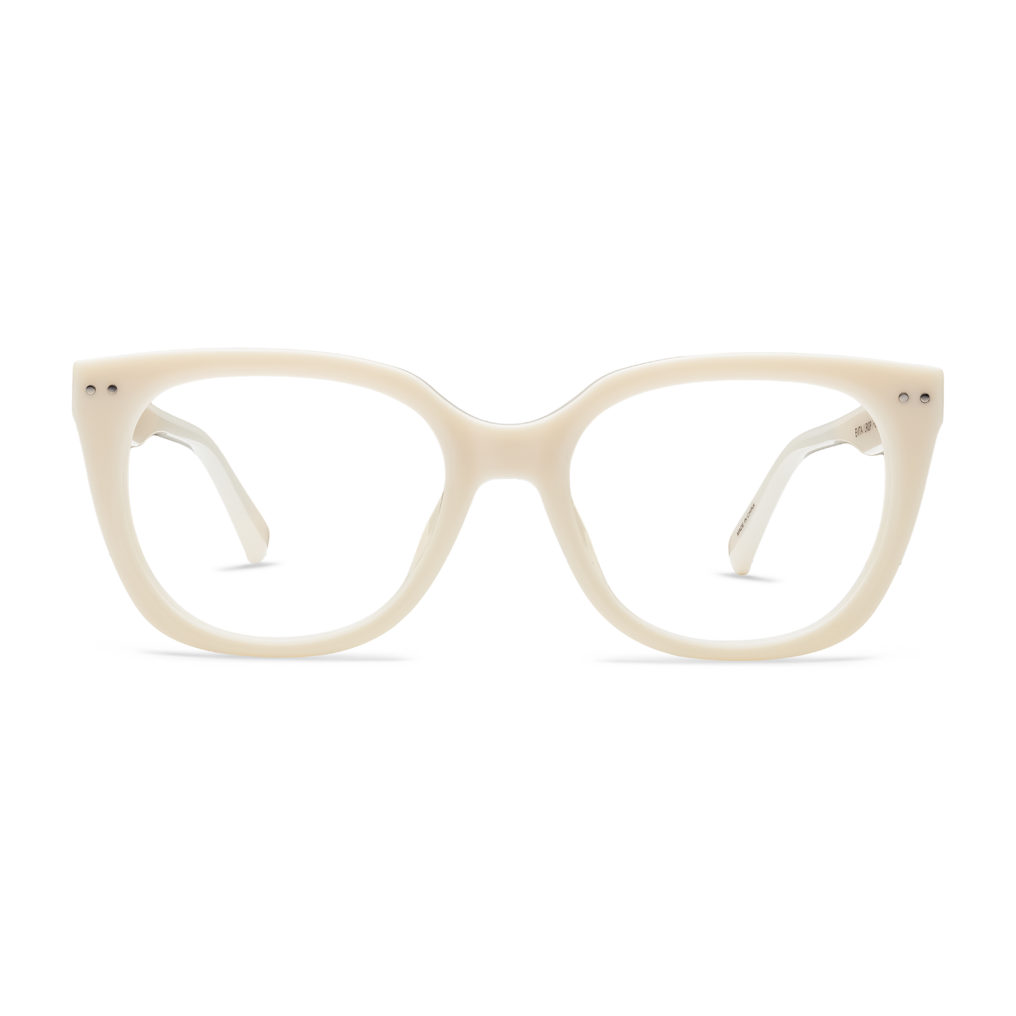 Evita Readers READING GLASSES LOOK OPTIC Shiny Bone 1.00