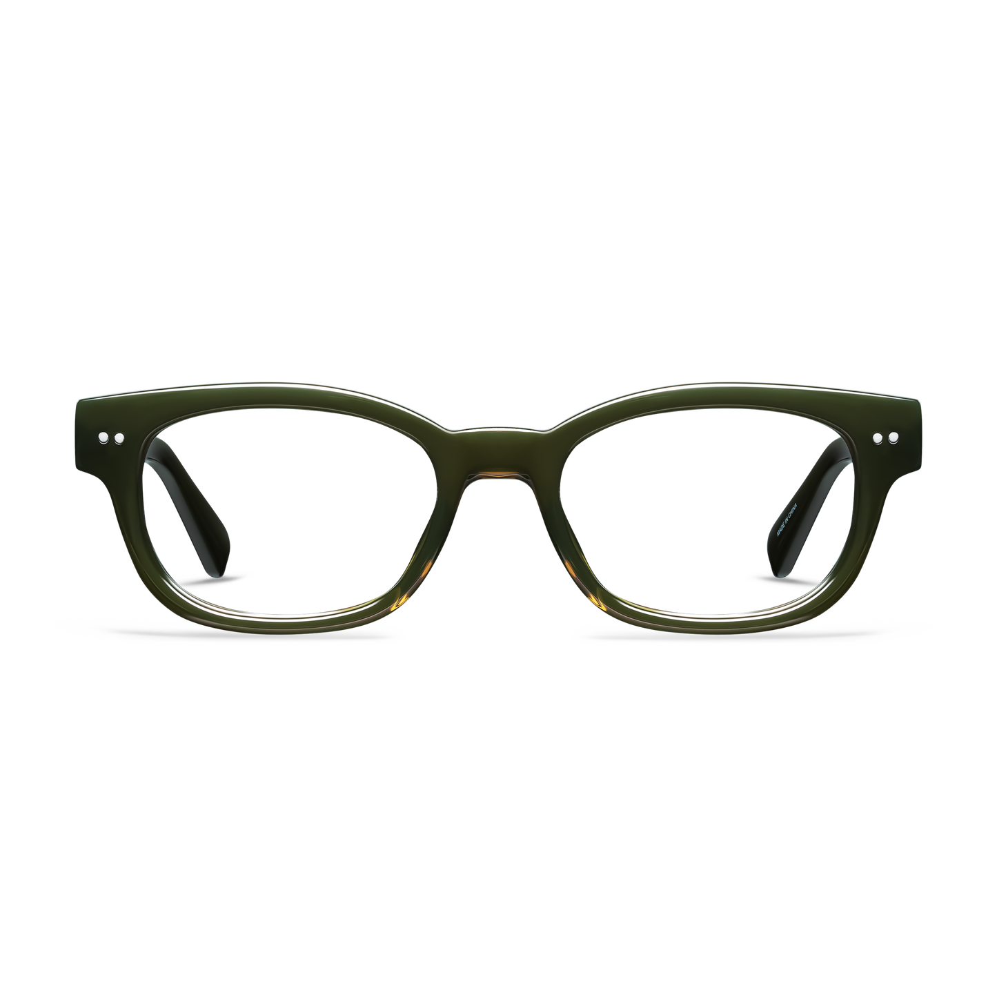 Keaton Readers READING GLASSES LOOK OPTIC Reader (Shiny Forest Green) 1.00