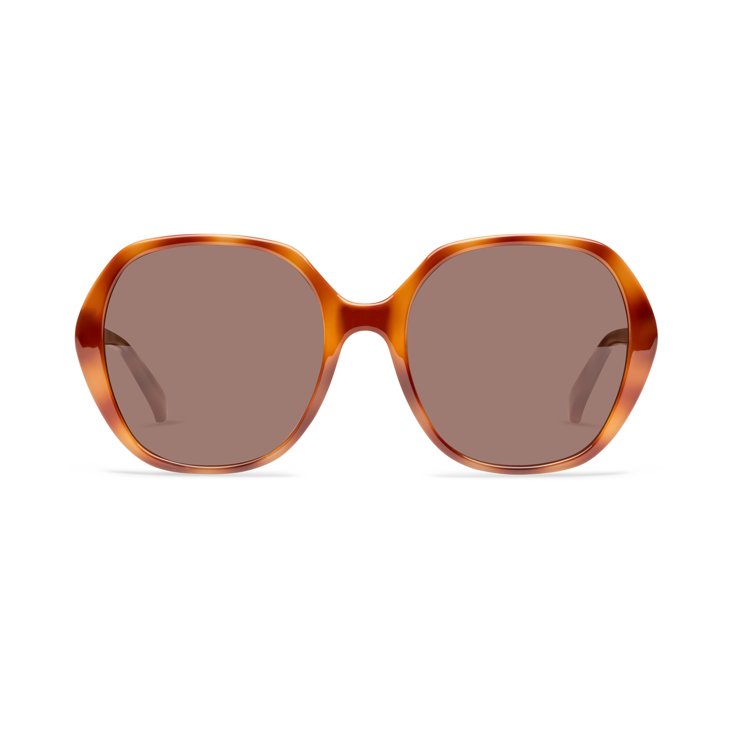 Linda Sun Progressives SUN PROGRESSIVES LOOK OPTIC Shiny Vintage Tortoise +1.00