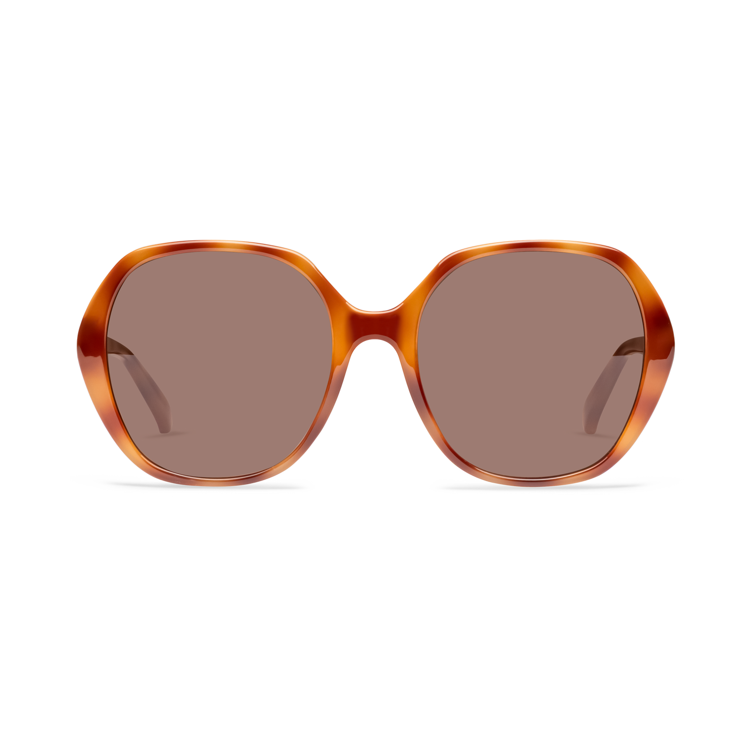 Linda Sun Progressives SUN PROGRESSIVES LOOK OPTIC Shiny Vintage Tortoise +1.00